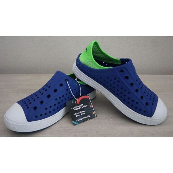 Foamies x Skechers Kids Sz 1 Blue/Green Guzman Steps Aqua Surge Water Shoes SIB - Picture 1 of 11